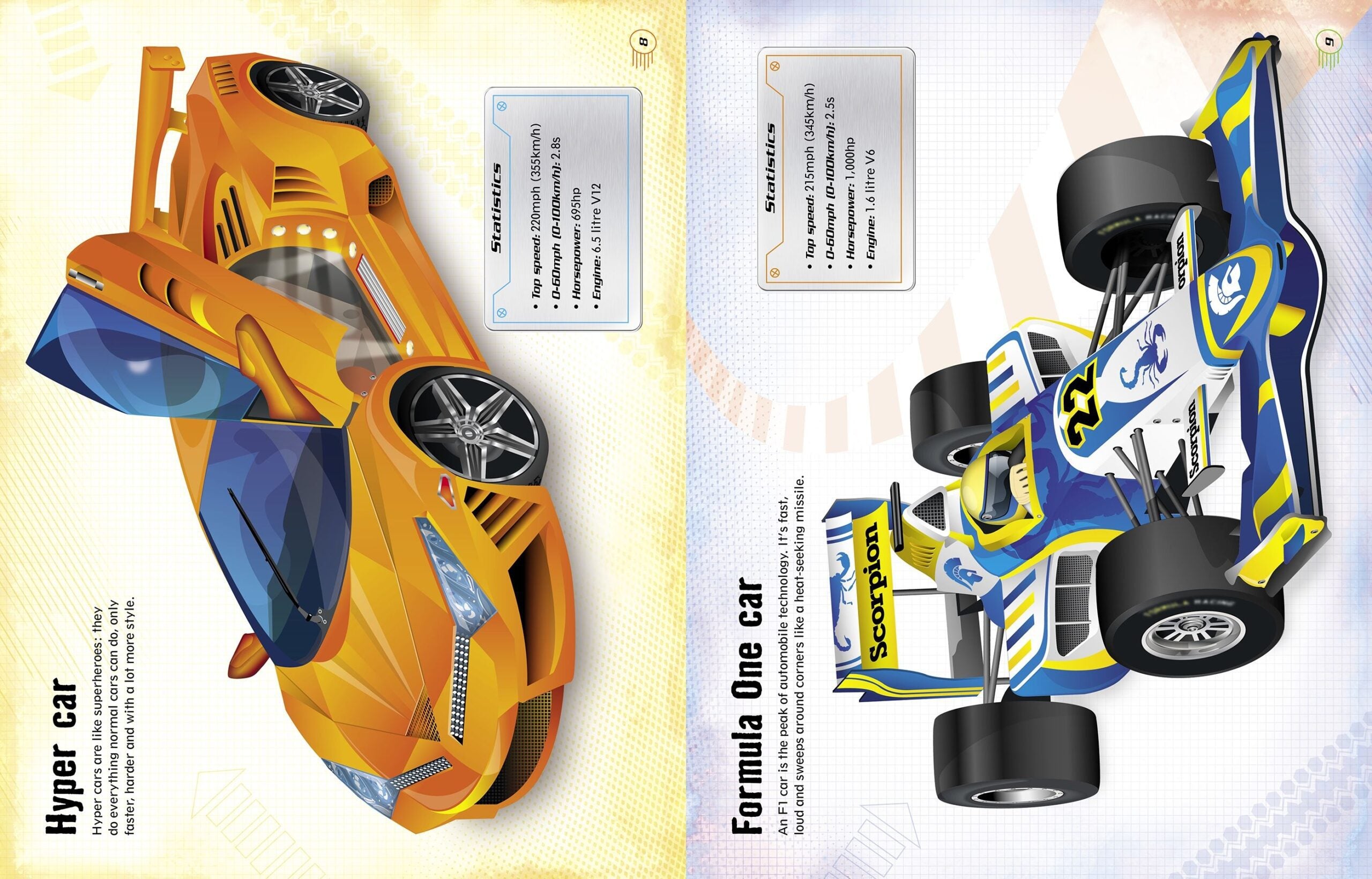 Usborne – Build your own Cars Sticker book – Carte cu stickere pentru copii 4+ ani – carte pentru copii Usborne, preview pagini