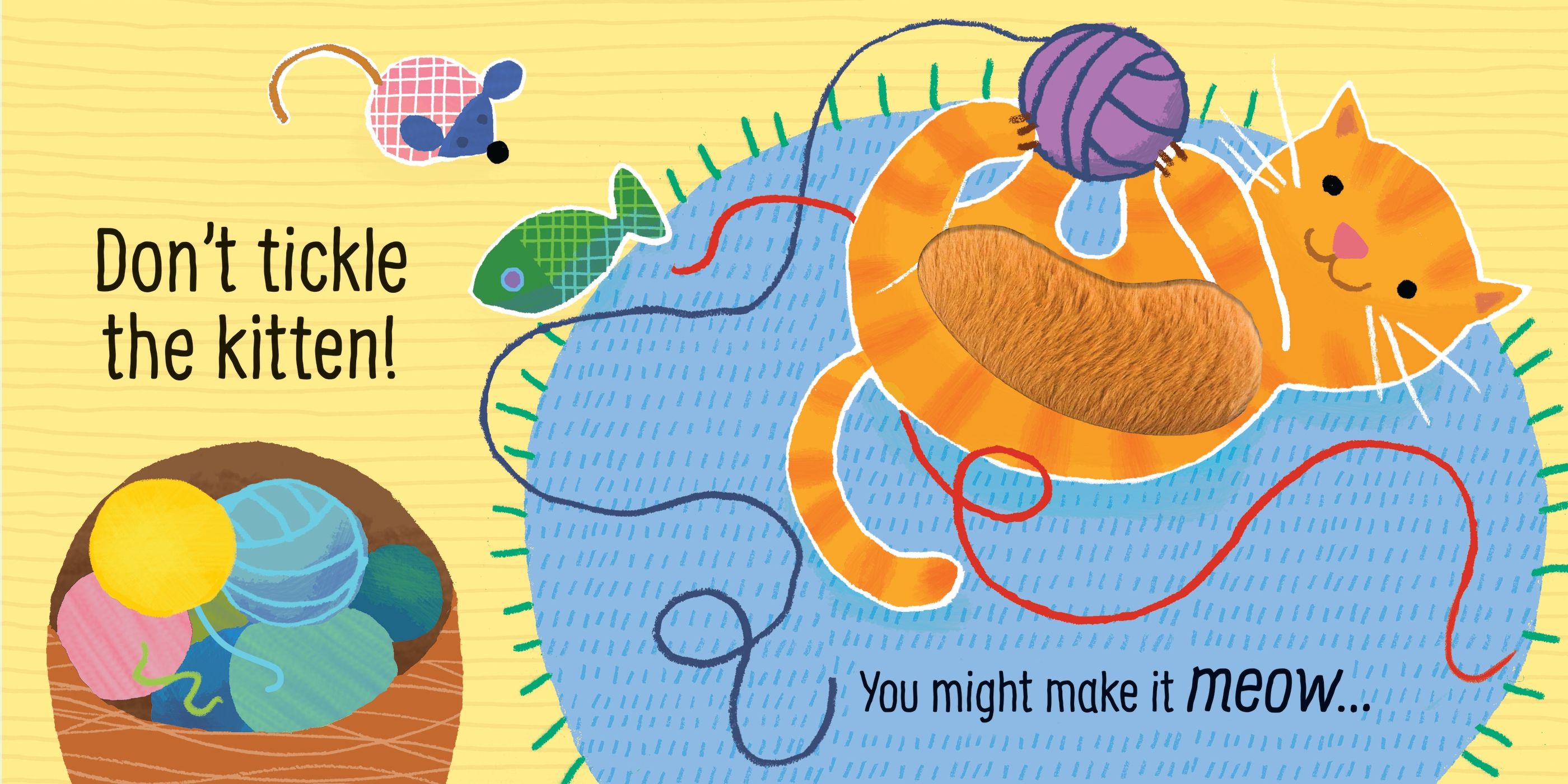 Usborne – Don't Tickle the Puppy! – Carte cu sunete pentru copii 6+ luni – carte pentru copii Usborne, detalii conținut