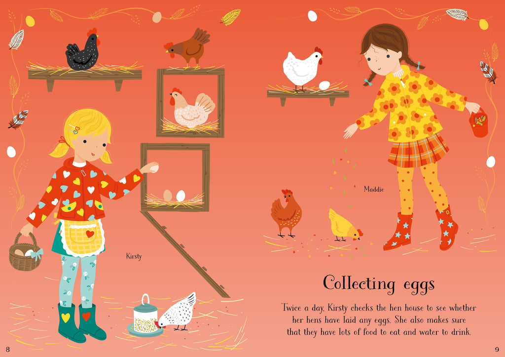 Usborne – Little Sticker Dolly Dressing Pets – Carte cu stickere pentru copii 5+ ani – carte pentru copii Usborne, preview pagini