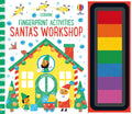 Usborne – Fingerprint Activities Santa's Workshop – Carte pentru copii 6+ ani – carte pentru copii Usborne, copertă