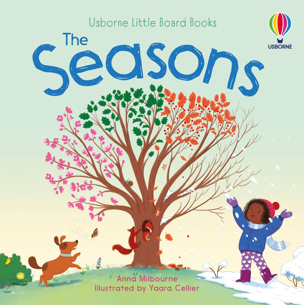 Usborne – Little Board Books The Seasons – Carte pentru copii 18+ luni – carte pentru copii Usborne, copertă