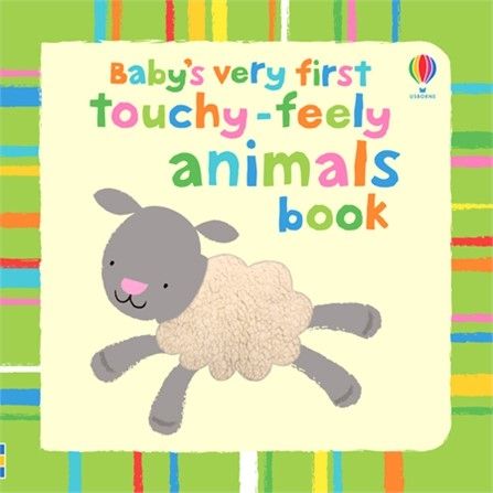 Usborne – Baby's Very First Touchy-Feely Animals – Carte pentru copii 0+ luni – carte pentru copii Usborne, copertă