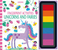 Usborne – Fingerprint Activities Unicorns and Fairies – Carte pentru copii 6+ ani – carte pentru copii Usborne, copertă