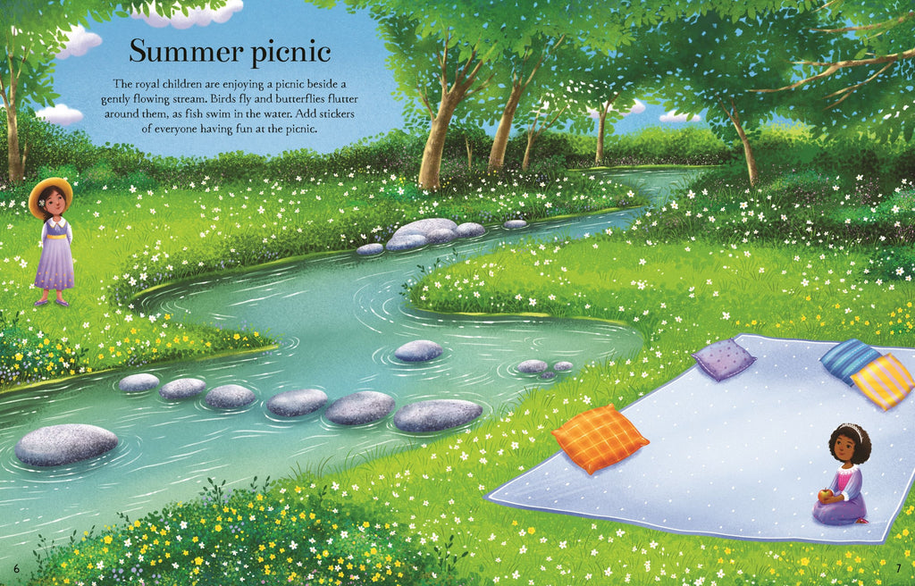 Usborne – Princesses Sticker Book – Carte cu stickere pentru copii 5+ ani – carte pentru copii Usborne, preview pagini