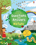 Usborne – Lift-the-flap Questions and Answers about Nature – Carte cu clapete pentru copii 5+ ani – carte pentru copii Usborne, copertă
