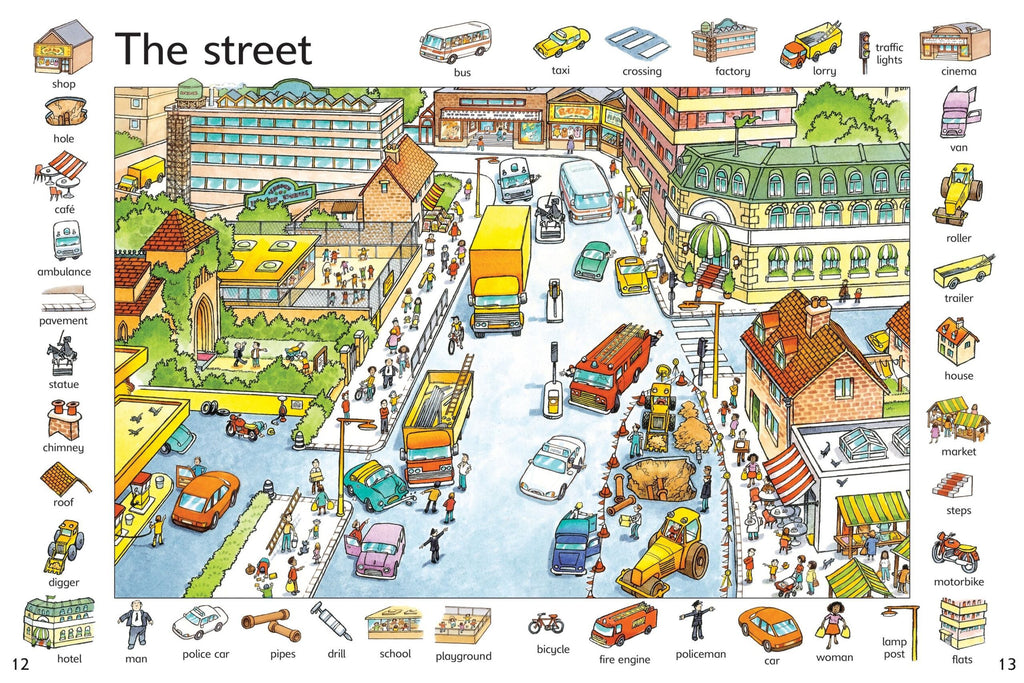 Usborne – First Thousand Words in English – Carte pentru copii 5+ ani – carte pentru copii Usborne, preview pagini