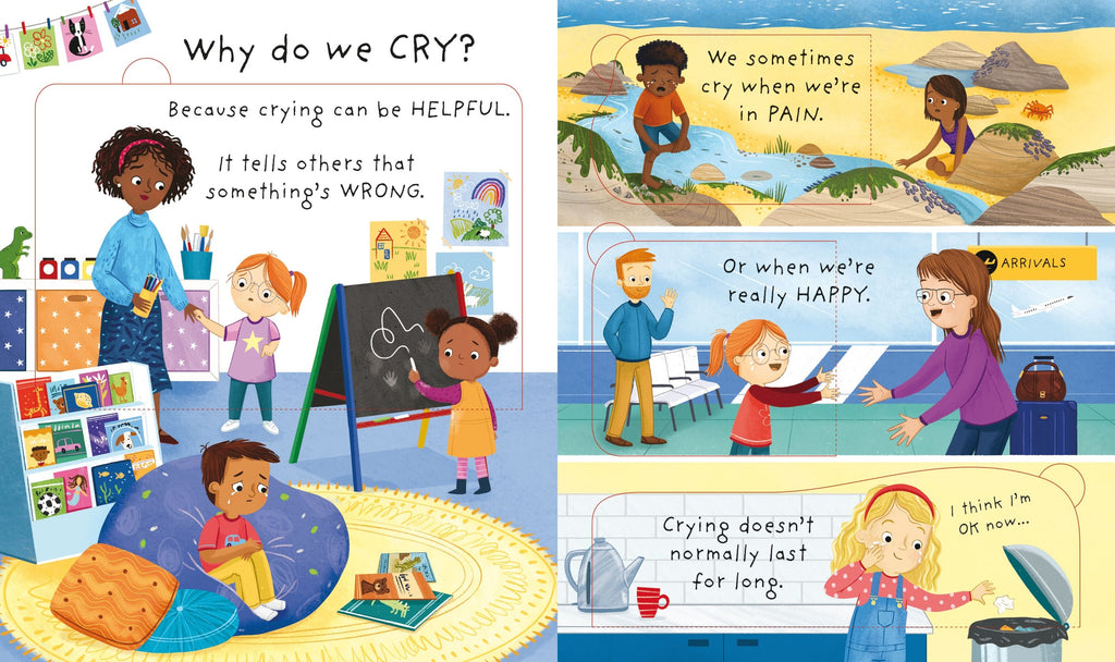 Usborne – Very First Questions & Answers: Why do I (sometimes) feel sad? – Carte pentru copii 3+ ani – carte pentru copii Usborne, detalii conținut