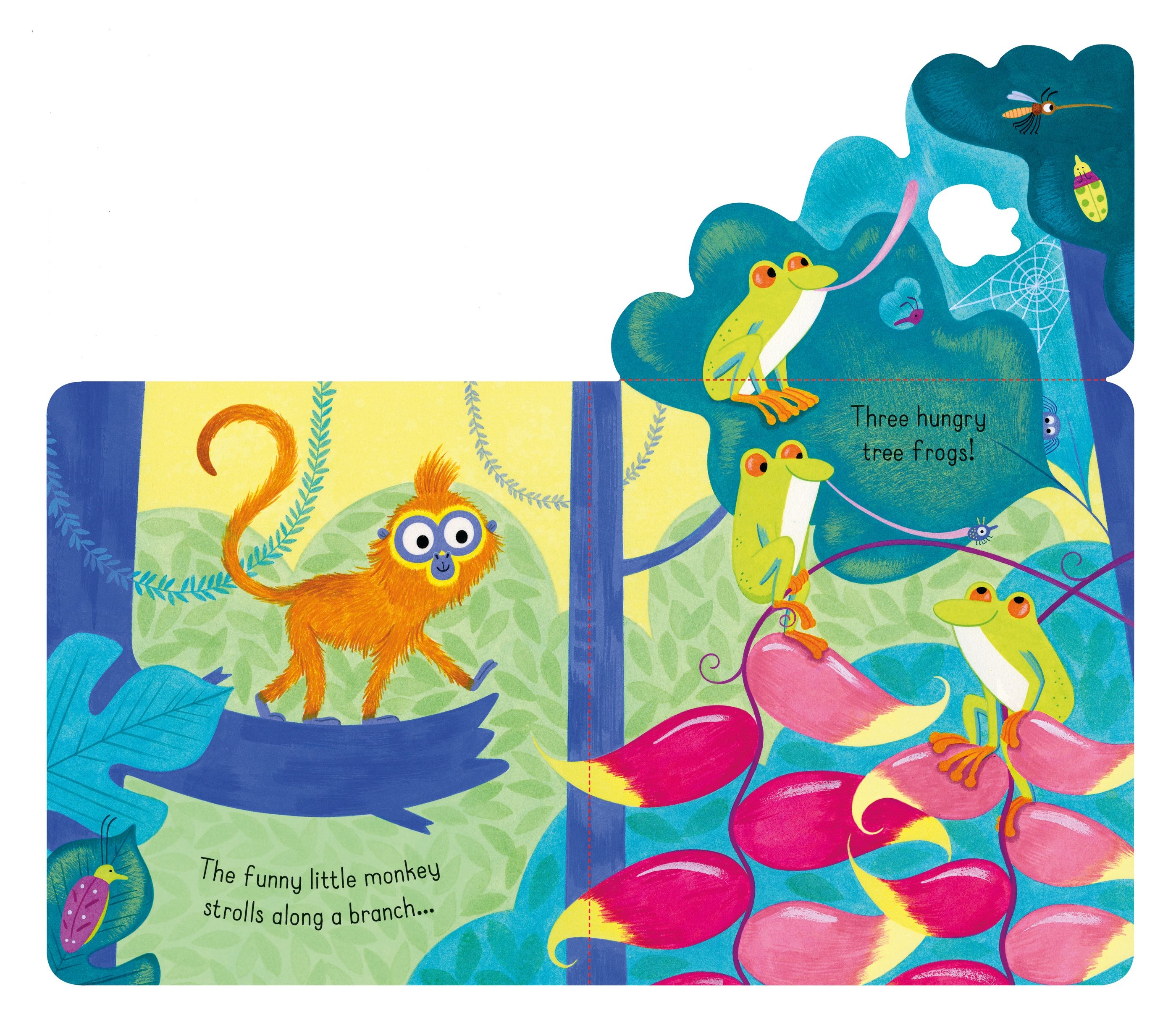 Usborne – Little Lift and Look Jungle – Carte pentru copii 10+ luni – carte pentru copii Usborne, preview pagini