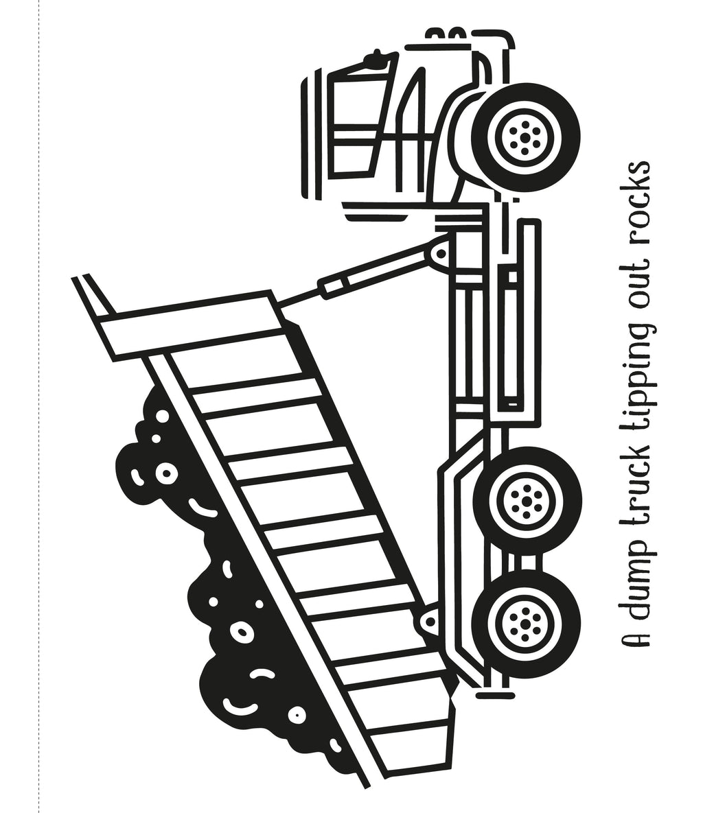 Usborne – First Magic Painting Trucks and Diggers – Carte cu clapete pentru copii 3+ ani – carte pentru copii Usborne, preview pagini