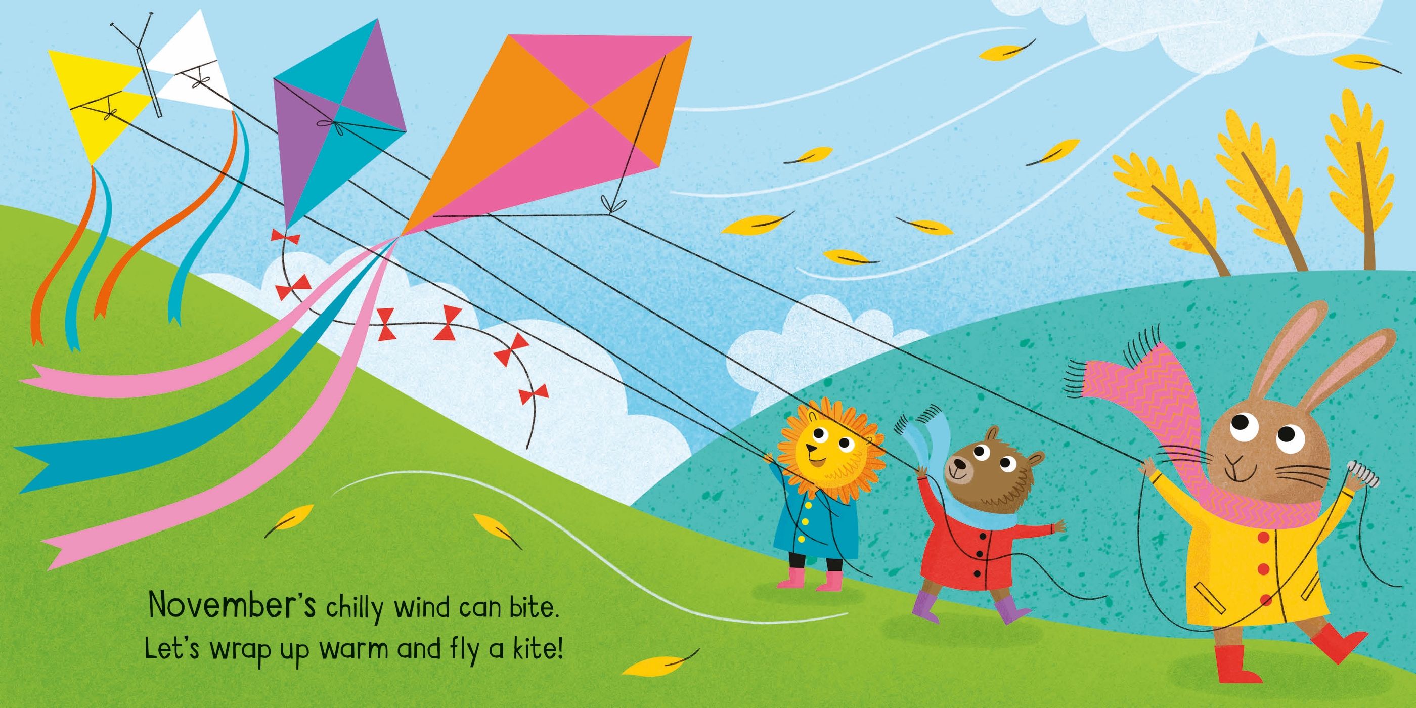 Usborne – Little Board Books Months of the Year – Carte pentru copii 18+ luni – carte pentru copii Usborne, preview pagini
