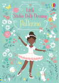 Usborne – Little Sticker Dolly Dressing Ballerina – Carte cu stickere pentru copii 4+ ani – carte pentru copii Usborne, copertă