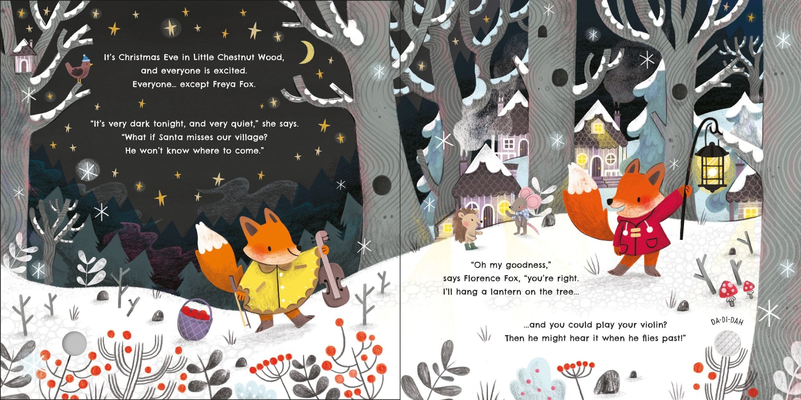 Usborne – Lights and Sounds Christmas – Carte pentru copii 6+ luni – carte pentru copii Usborne, pagini interior ilustrate