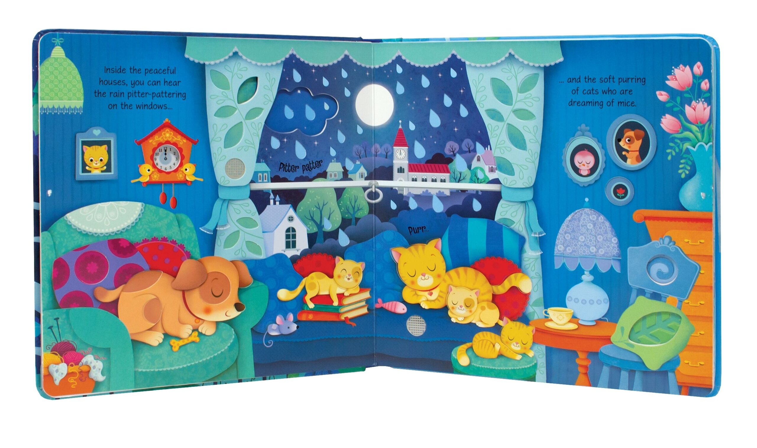Usborne – Night Sounds – Carte cu sunete pentru copii 3+ ani – carte pentru copii Usborne, preview pagini