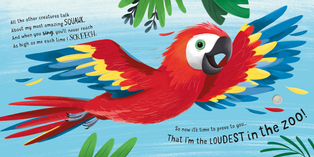 Usborne – Who's the Loudest in the Zoo? – Carte pentru copii 12+ luni – carte pentru copii Usborne, detalii conținut