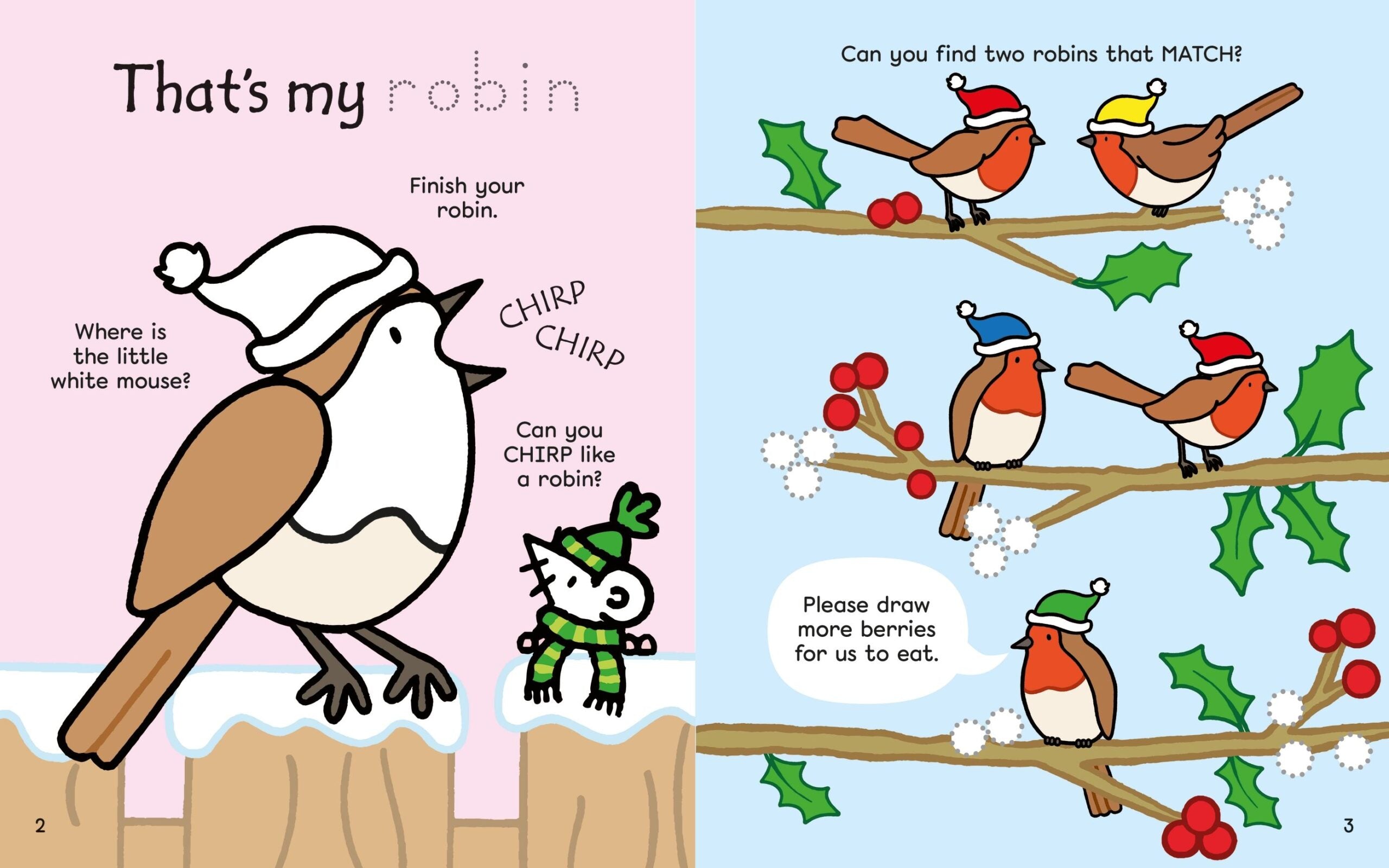 Usborne – That's not my... Christmas Activity Book – Carte pentru copii 2+ ani – carte pentru copii Usborne, pagini interior ilustrate