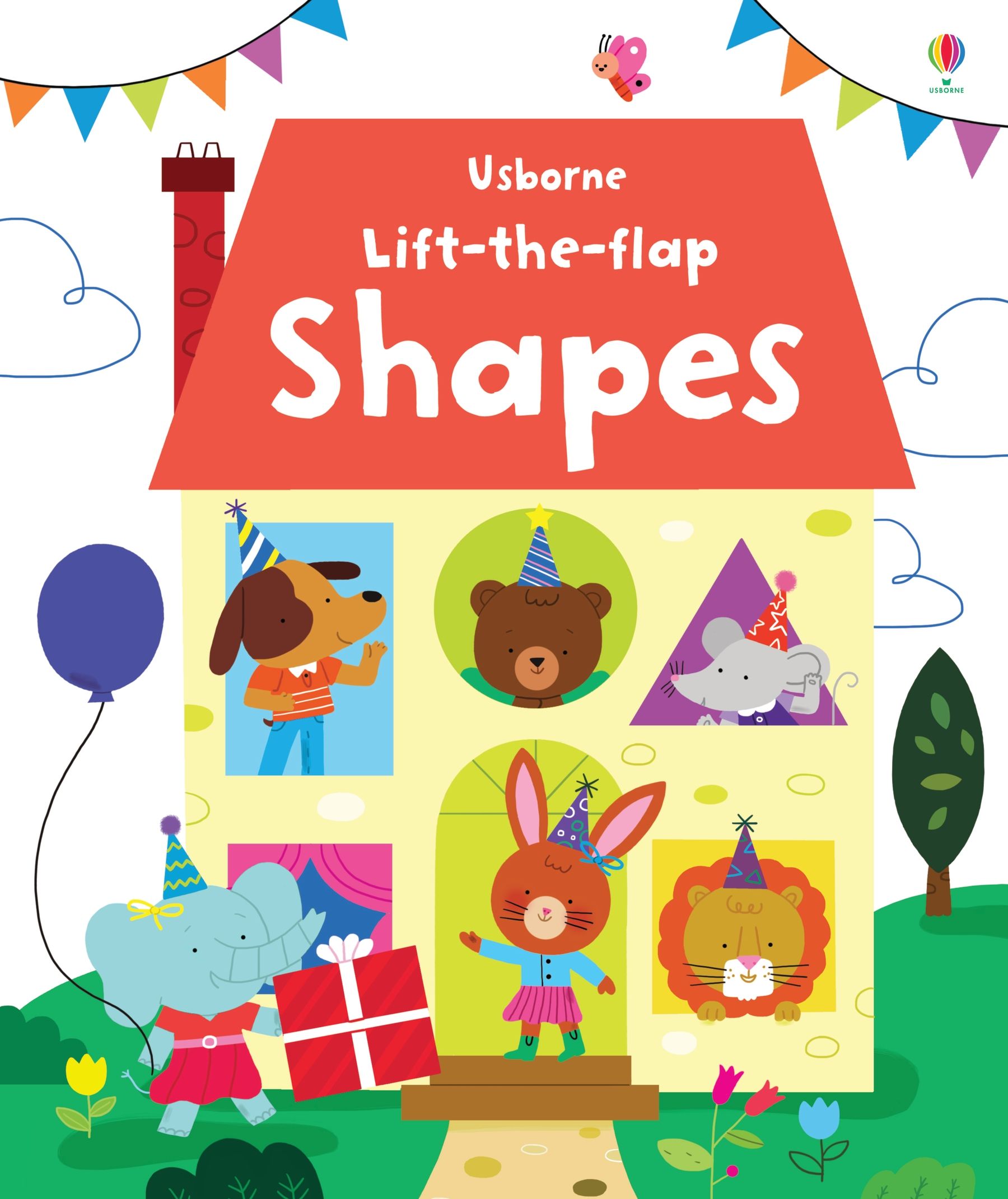 Usborne – Lift-the-flap Shapes – Carte cu clapete pentru copii 3+ ani – carte pentru copii Usborne, copertă