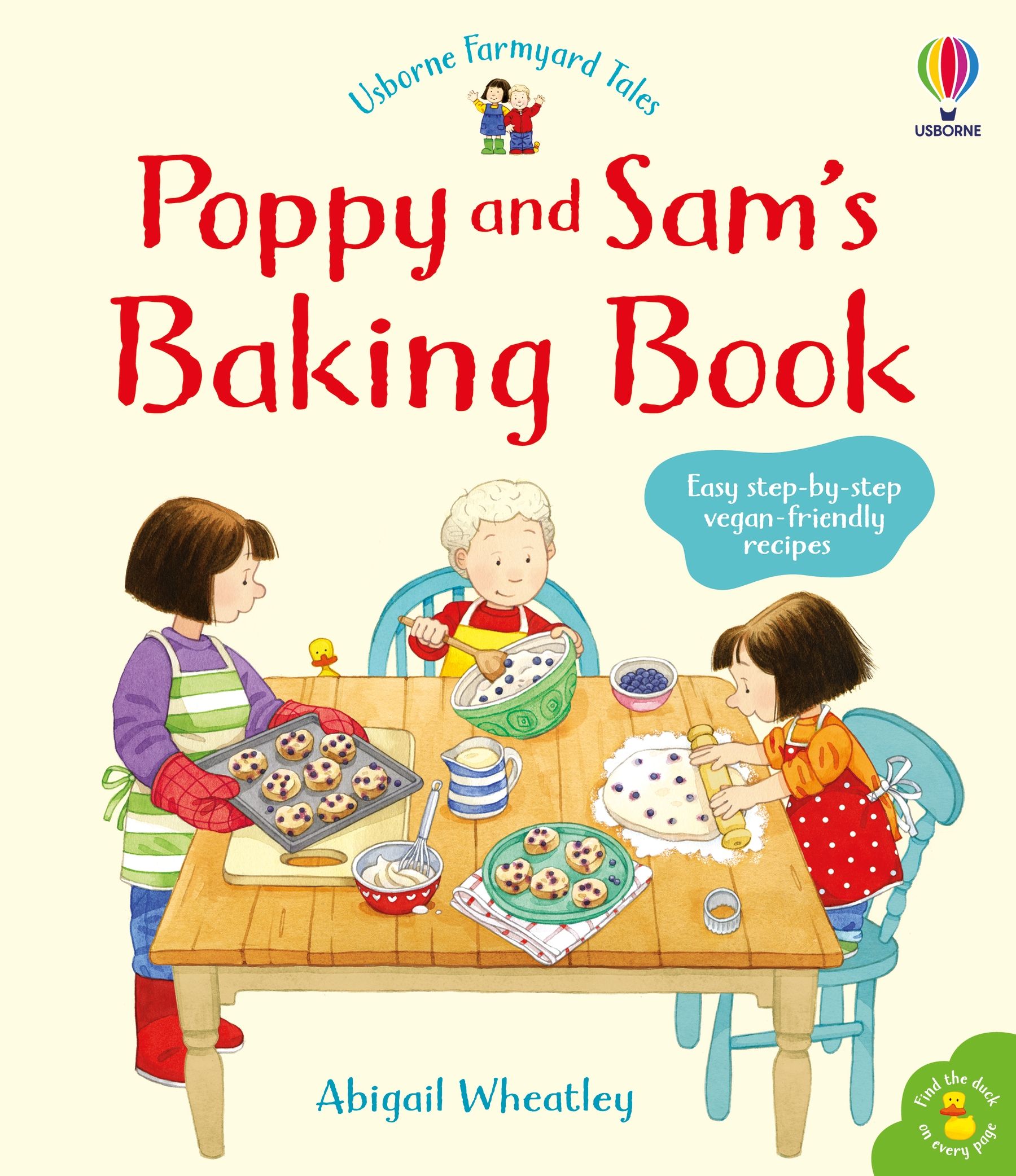 Usborne – Poppy and Sam's Baking Book – Carte pentru copii 3+ ani – carte pentru copii Usborne, copertă