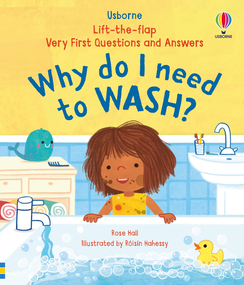 Usborne – Very First Questions & Answers: Why do I need to wash? – Carte pentru copii 3+ ani – carte pentru copii Usborne, copertă
