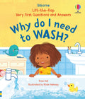 Usborne – Very First Questions & Answers: Why do I need to wash? – Carte pentru copii 3+ ani – carte pentru copii Usborne, copertă