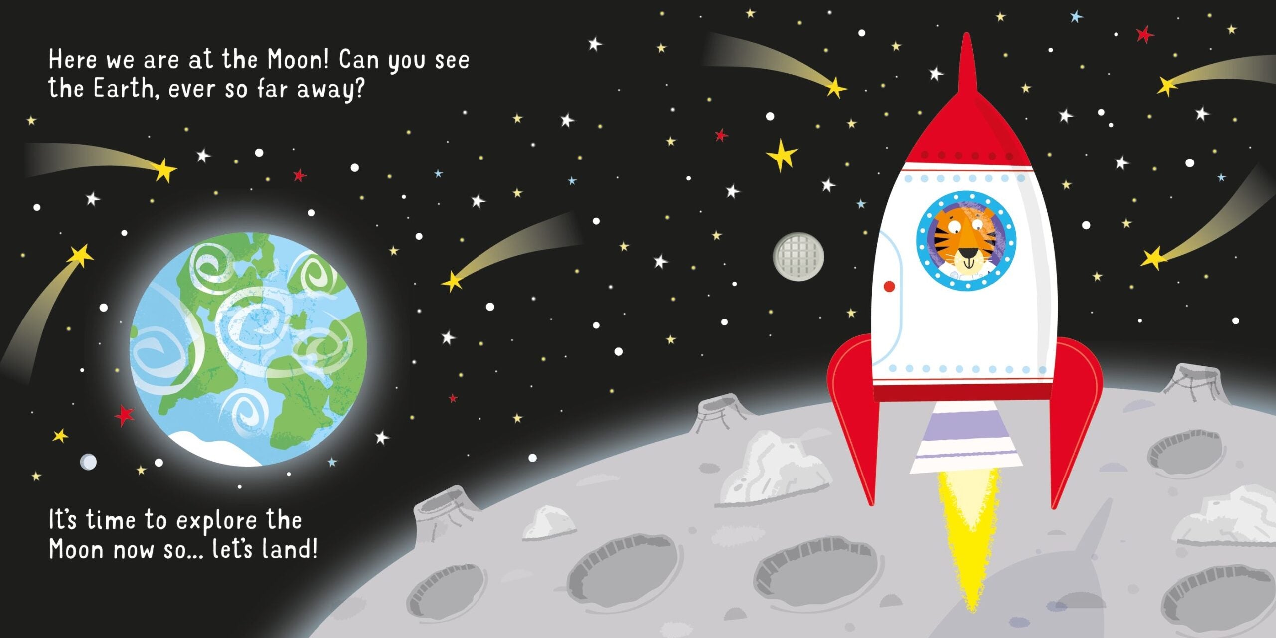 Usborne – Let's go on a Rocket! – Carte cu sunete pentru copii 12+ luni – carte pentru copii Usborne, preview pagini