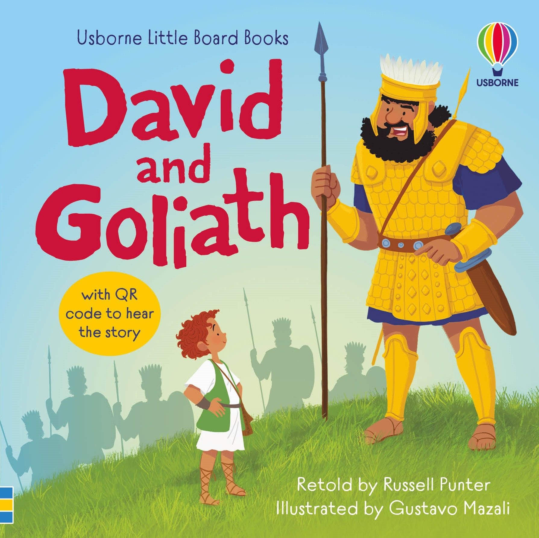 Usborne – David and Goliath – Carte pentru copii 18+ luni – carte pentru copii Usborne, copertă