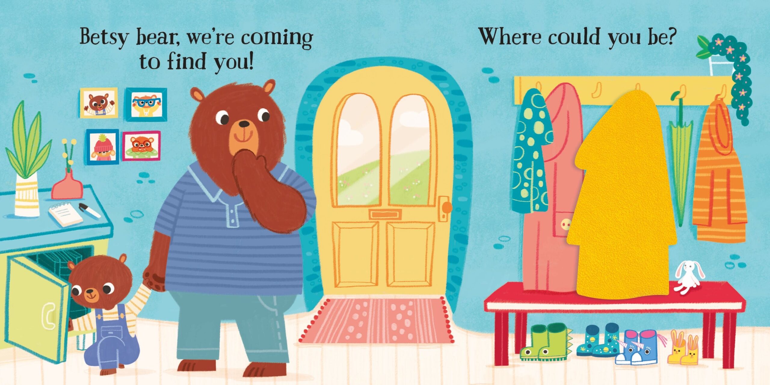 Usborne – Playtime for Baby Bears – Carte pentru copii 6+ luni – carte pentru copii Usborne, detalii conținut