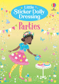 Usborne – Little Sticker Dolly Dressing Parties – Carte cu stickere pentru copii 4+ ani – carte pentru copii Usborne, copertă