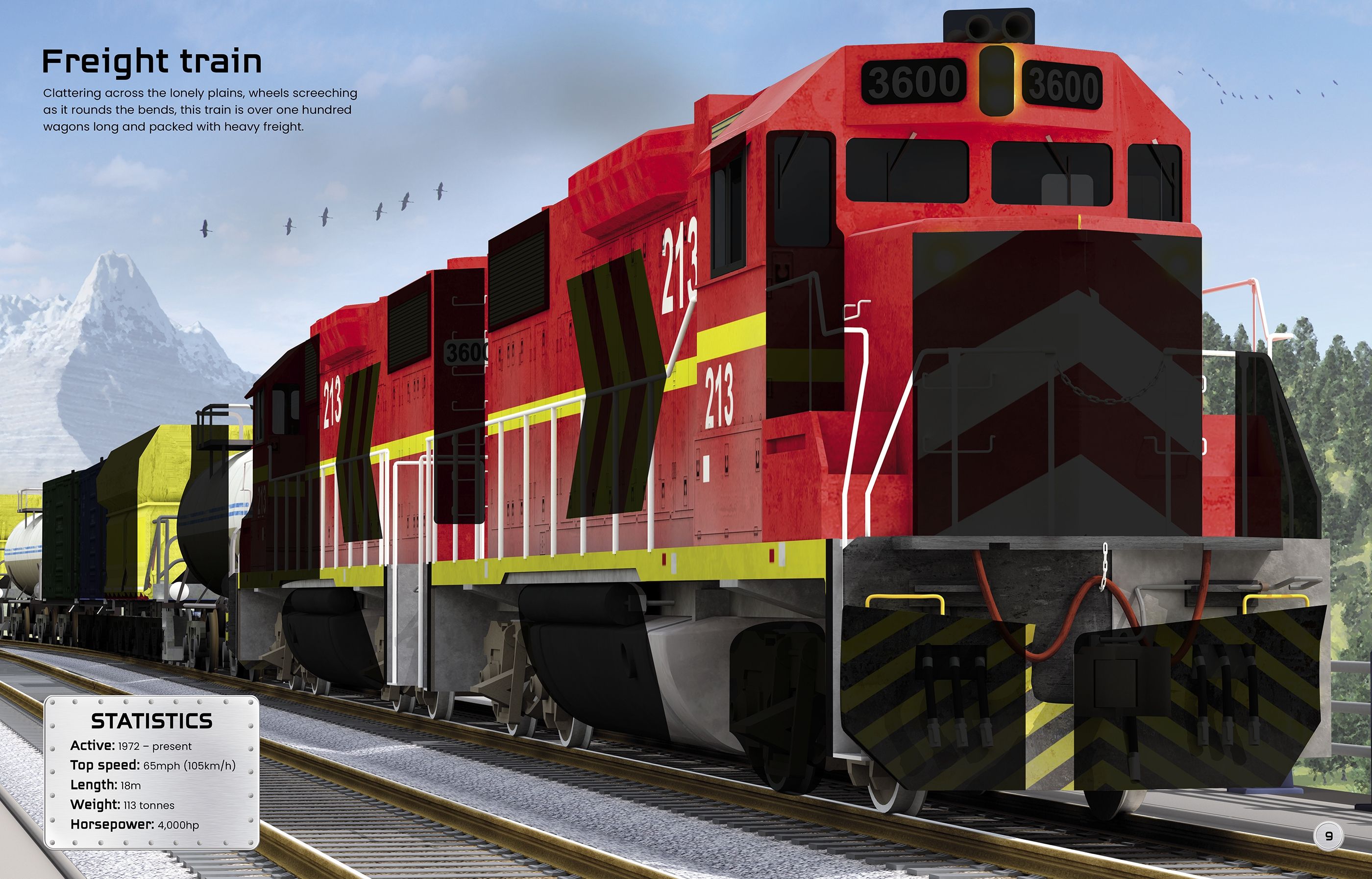Usborne – Build Your Own Trains Sticker Book – Carte cu stickere pentru copii 5+ ani – carte pentru copii Usborne, preview pagini