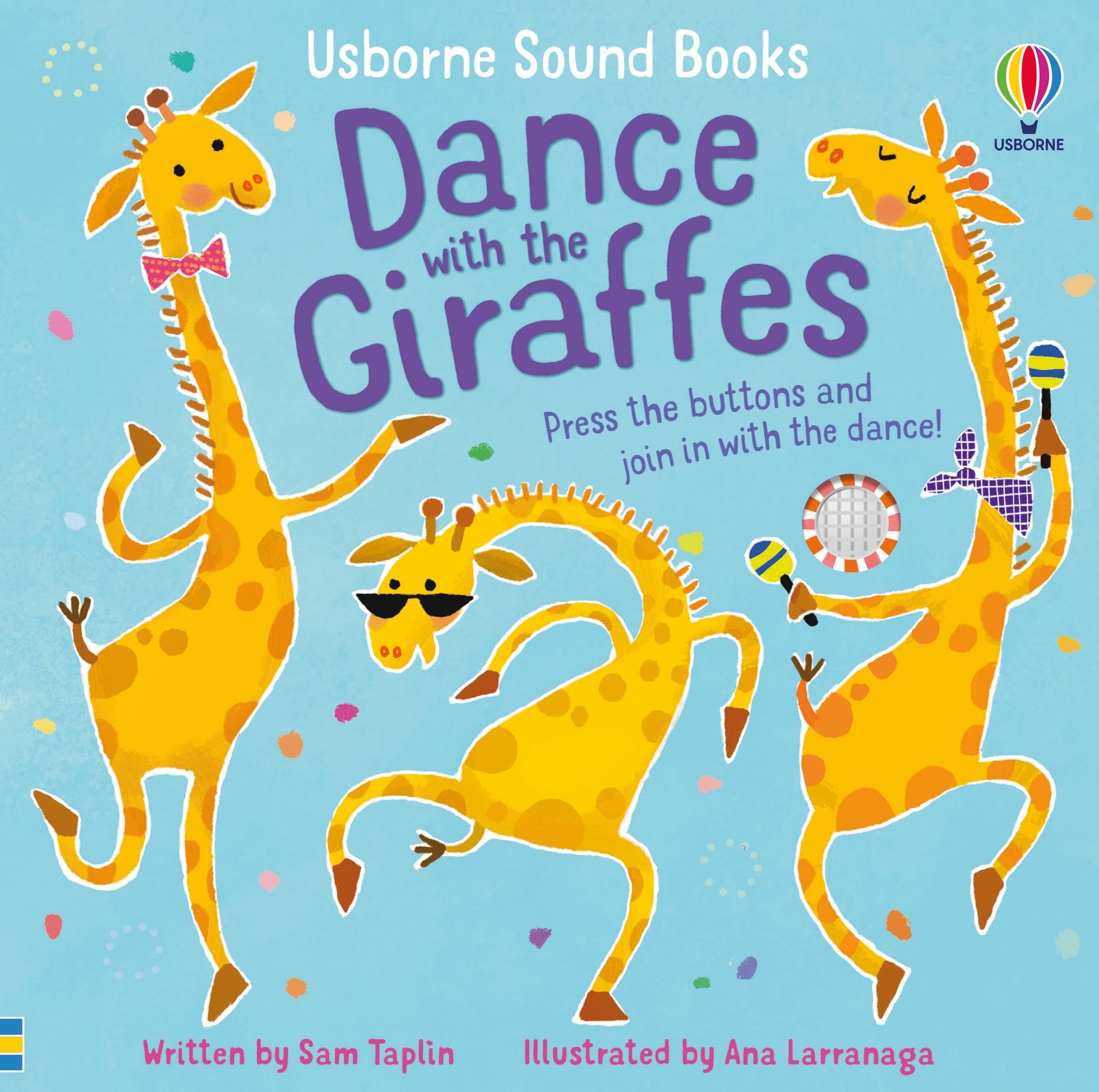 Usborne – Dance with the Giraffes – Carte cu sunete pentru copii 6+ luni – carte pentru copii Usborne, copertă