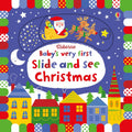 Usborne – Baby's Very First Slide and See Christmas – Carte pentru copii 0+ luni – carte pentru copii Usborne, copertă