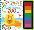 Usborne – Fingerprint Activities Zoo – Carte pentru copii 6+ ani – carte pentru copii Usborne, copertă
