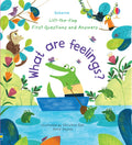 Usborne – First Questions and Answers: What are Feelings? – Carte cu clapete pentru copii 4+ ani – carte pentru copii Usborne, copertă