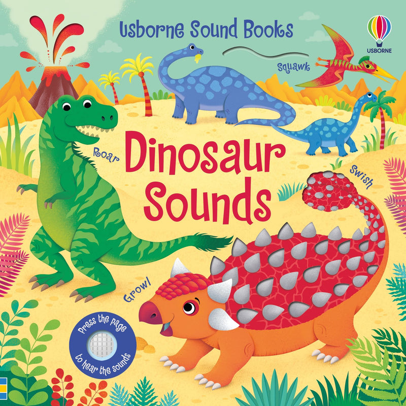 Usborne – Dinosaur Sounds – Carte cu sunete pentru copii 3+ ani – carte pentru copii Usborne, copertă