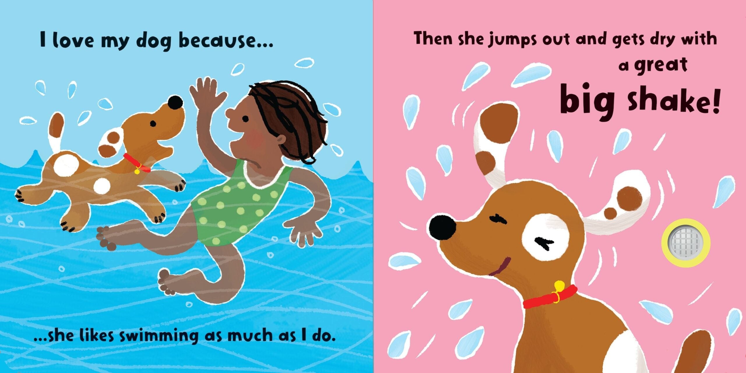 Usborne – Dogs & Puppies Sound Book – Carte cu sunete pentru copii 12+ luni – carte pentru copii Usborne, detalii conținut cu sunete