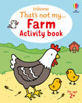 Usborne – That's not my... Farm Activity Book – Carte pentru copii 2+ ani – carte pentru copii Usborne, copertă