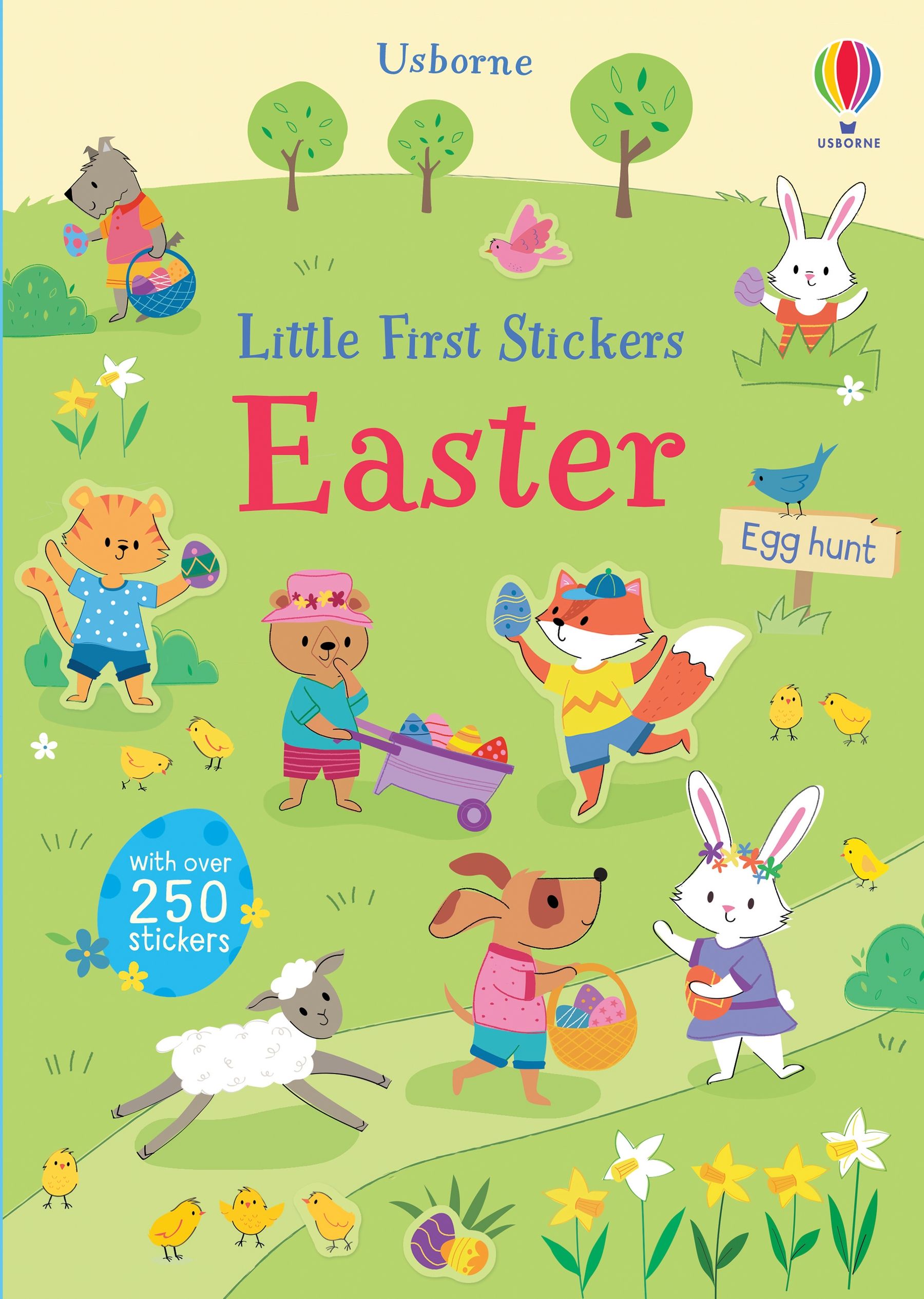 Usborne – Little First Stickers Easter – Carte cu stickere pentru copii 3+ ani – carte pentru copii Usborne, copertă