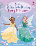 Usborne – Sticker Dolly Dressing Fairy Princesses – Carte cu stickere pentru copii 5+ ani – carte pentru copii Usborne, copertă