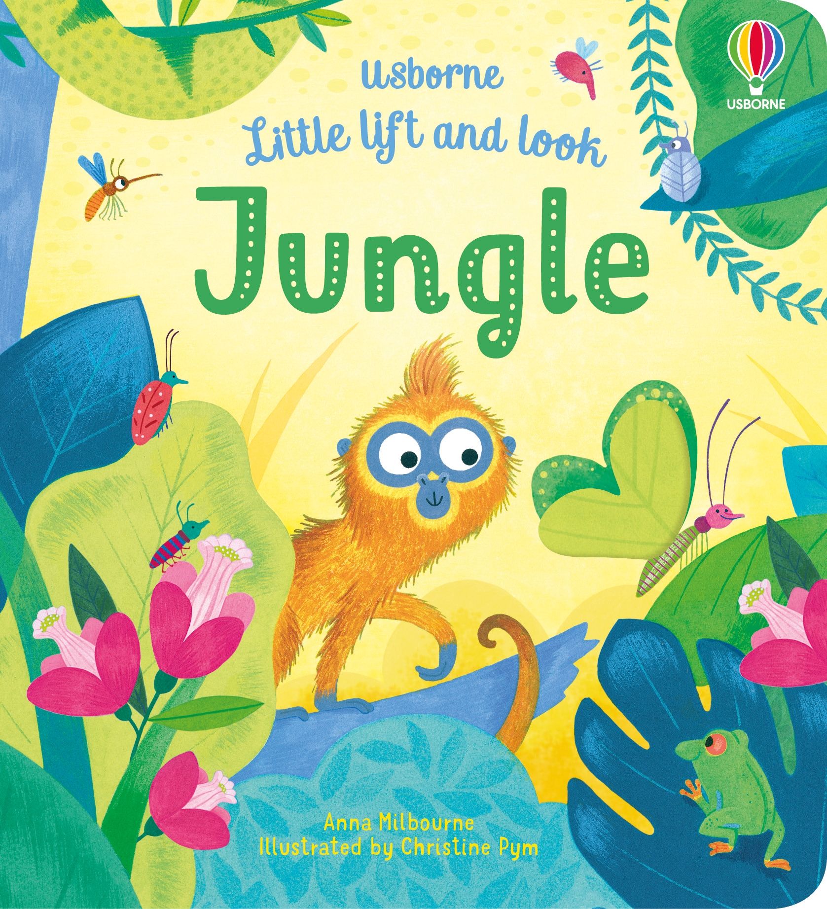 Usborne – Little Lift and Look Jungle – Carte pentru copii 10+ luni – carte pentru copii Usborne, copertă