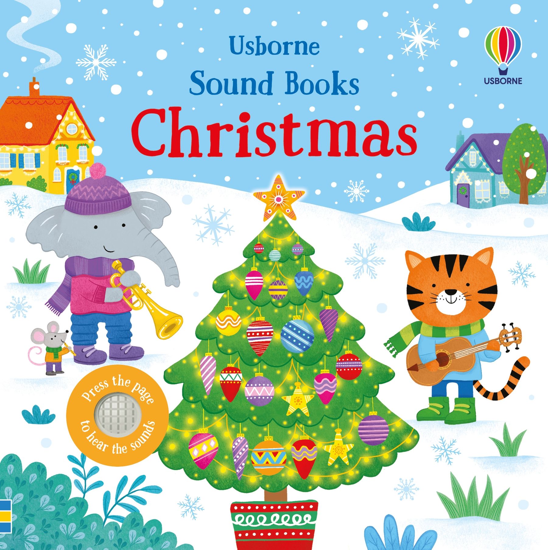 Usborne – Christmas Sound Book – Carte cu sunete pentru copii 6+ luni – carte pentru copii Usborne, copertă