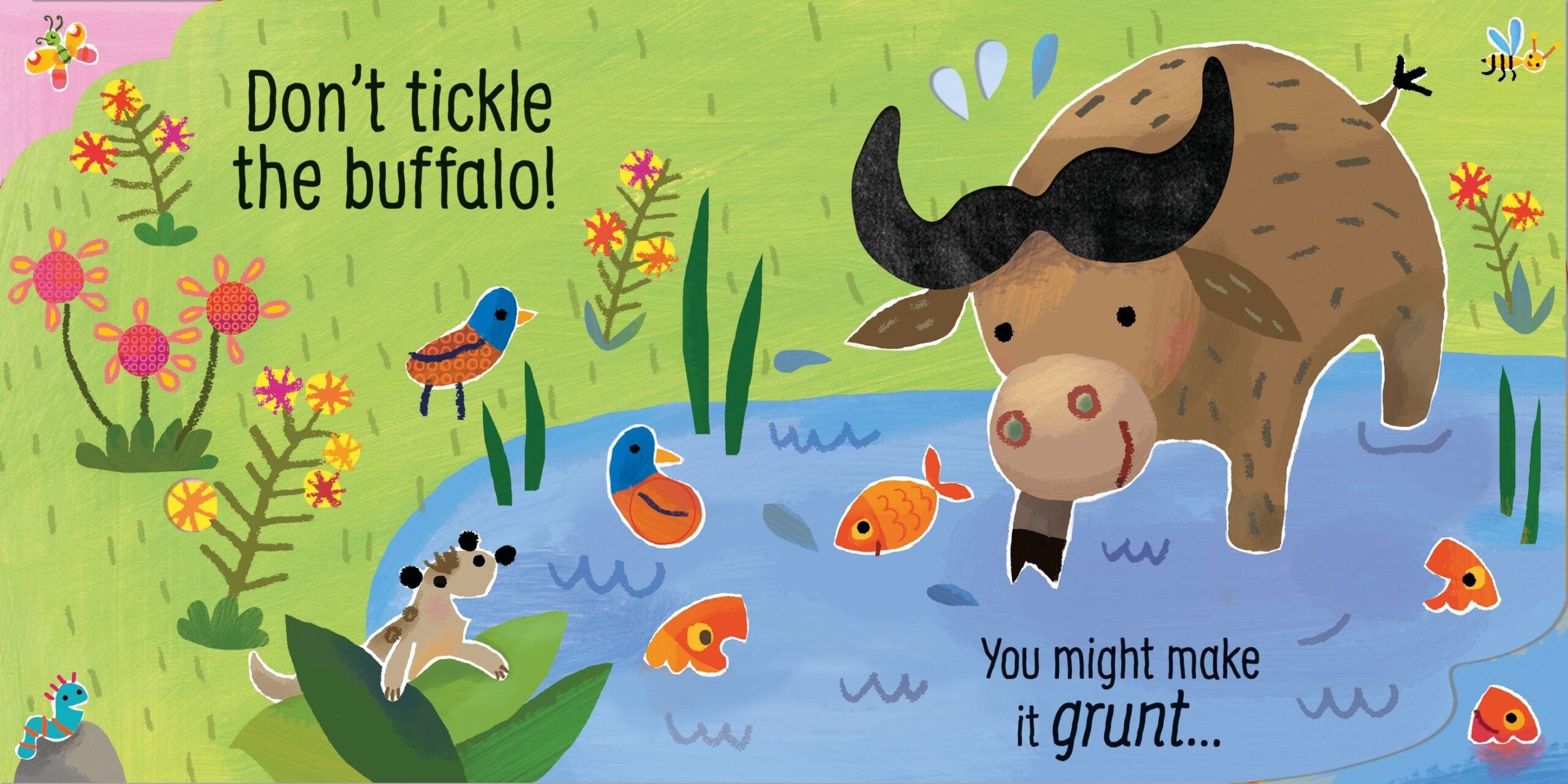 Usborne – Don't Tickle the Lion! – Carte cu sunete pentru copii 6+ luni – carte pentru copii Usborne, preview pagini