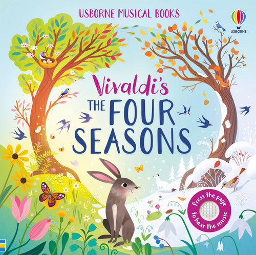 Usborne – The Four Seasons – Carte cu sunete pentru copii 3+ ani – carte pentru copii Usborne, copertă