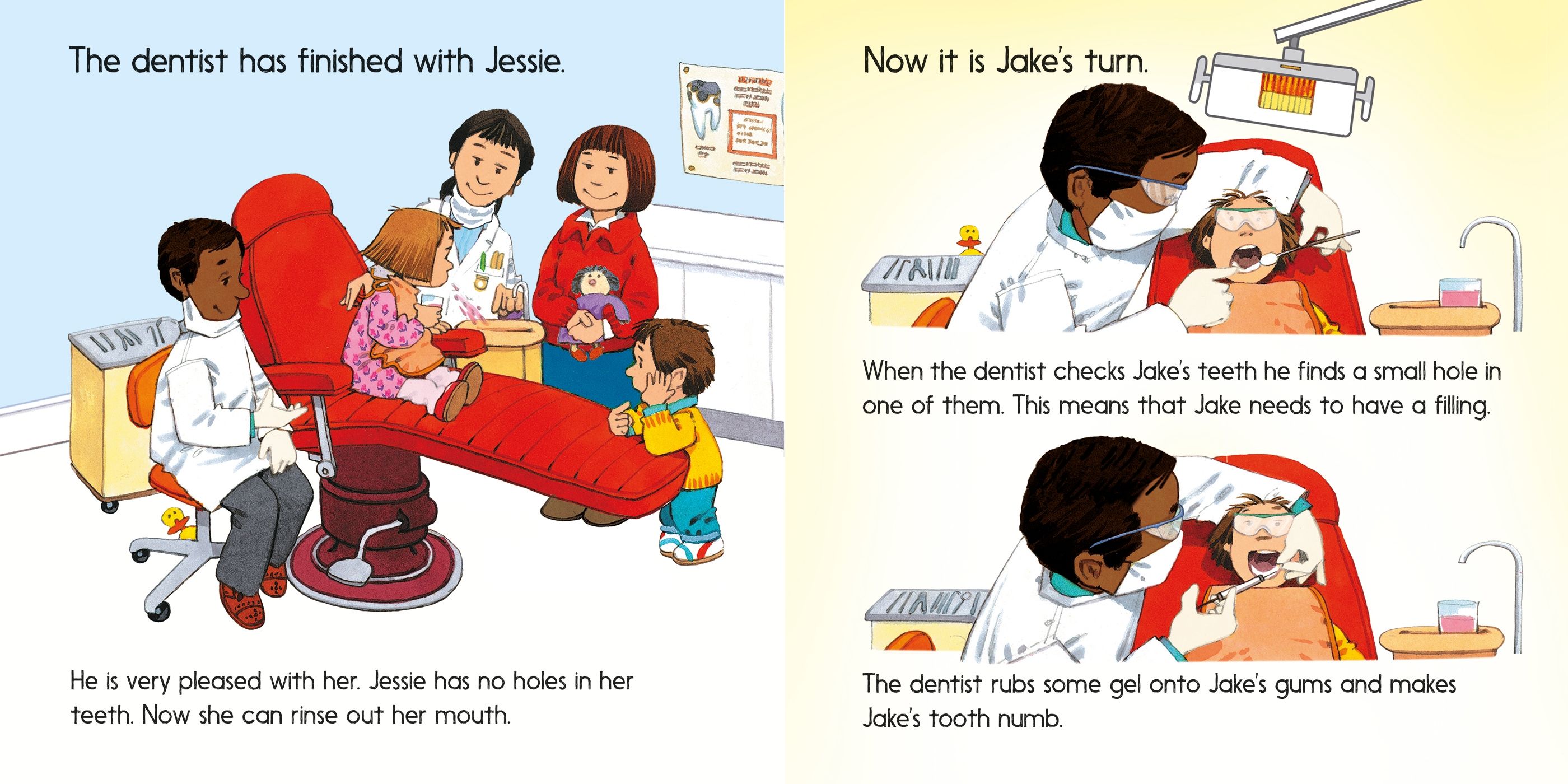 Usborne – Going to the Dentist – Carte pentru copii 2+ ani – carte pentru copii Usborne, preview pagini