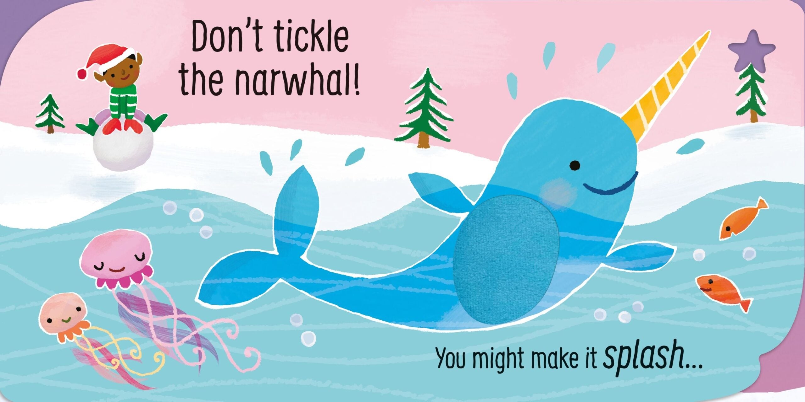 Usborne – Don't Tickle the Reindeer! – Carte cu sunete pentru copii 6+ luni – carte pentru copii Usborne, preview pagini