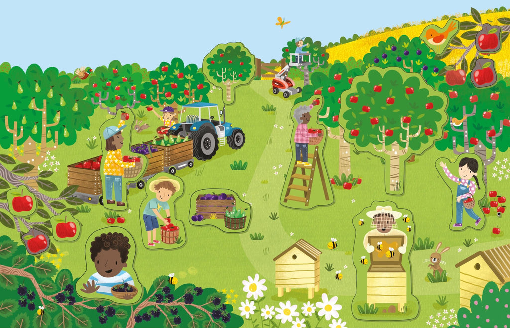 Usborne – First Sticker Book Farm – Carte cu stickere pentru copii 3+ ani – carte pentru copii Usborne, preview pagini