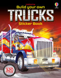 Usborne – Build Your Own Trucks Sticker Book – Carte cu stickere pentru copii 4+ ani – carte pentru copii Usborne, copertă