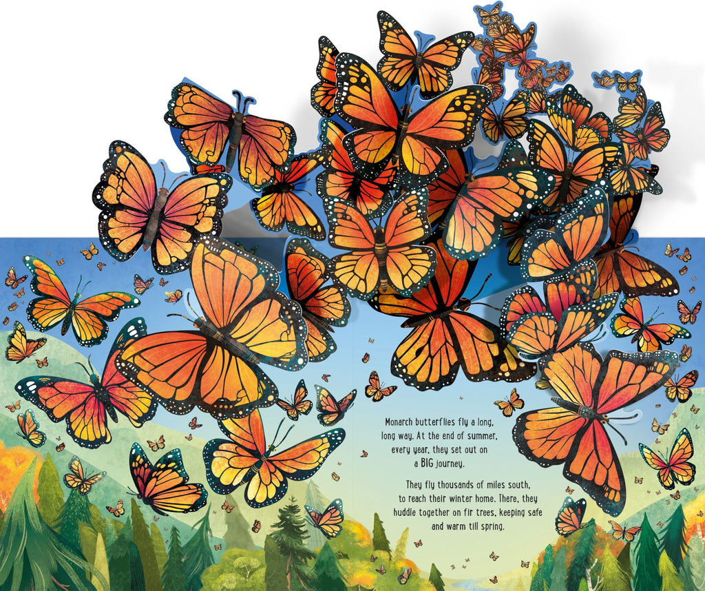 Usborne – Pop-Up Butterflies – Carte pentru copii 5+ ani – carte pentru copii Usborne, pagini interior ilustrate