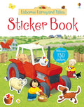 Coperta cărții „Poppy and Sam's Sticker Book” – carte cu stickere Usborne pentru copii 3+ ani