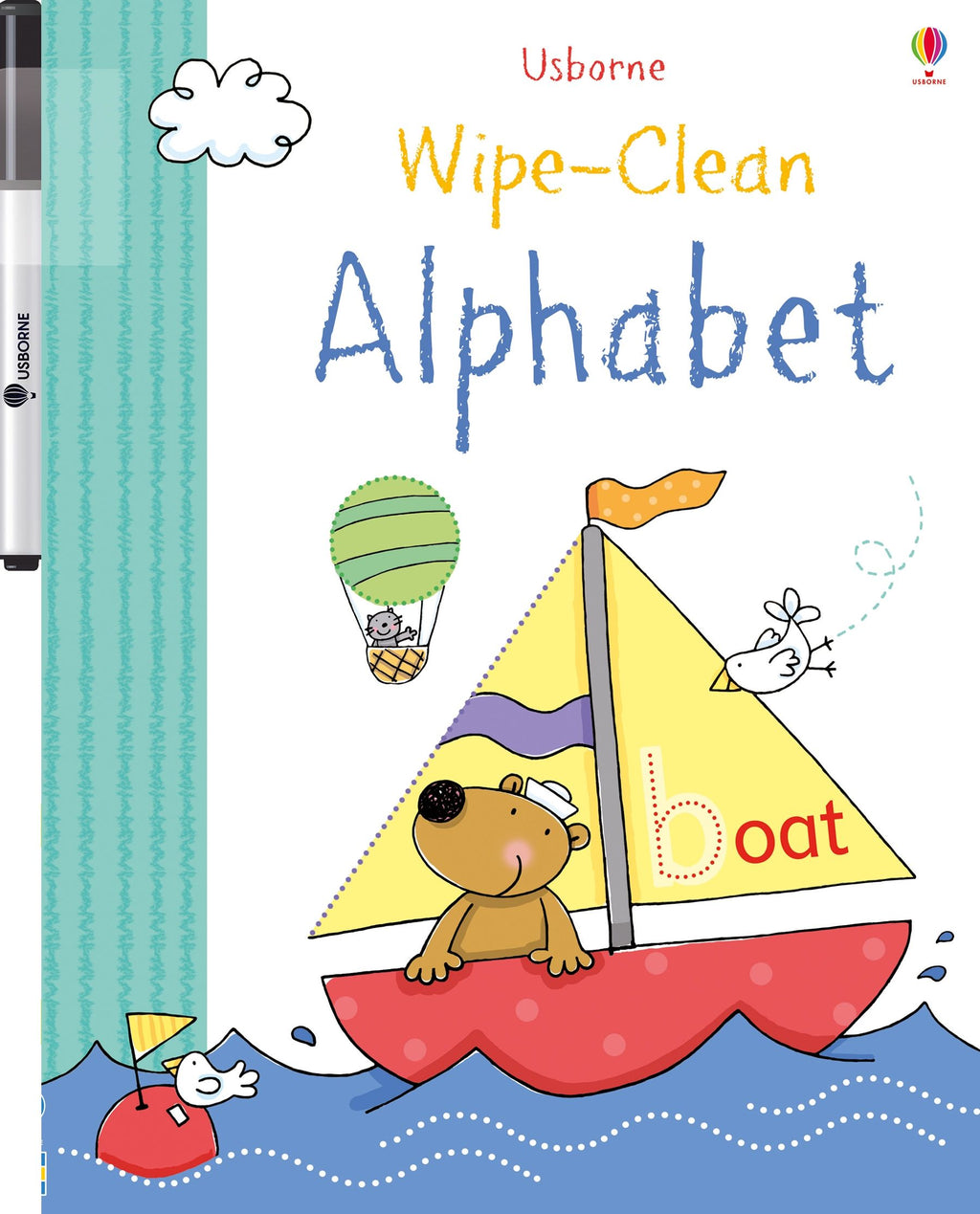 Wipe-clean Alphabet – Carte de activități pentru copii 3+ ani, Usborne