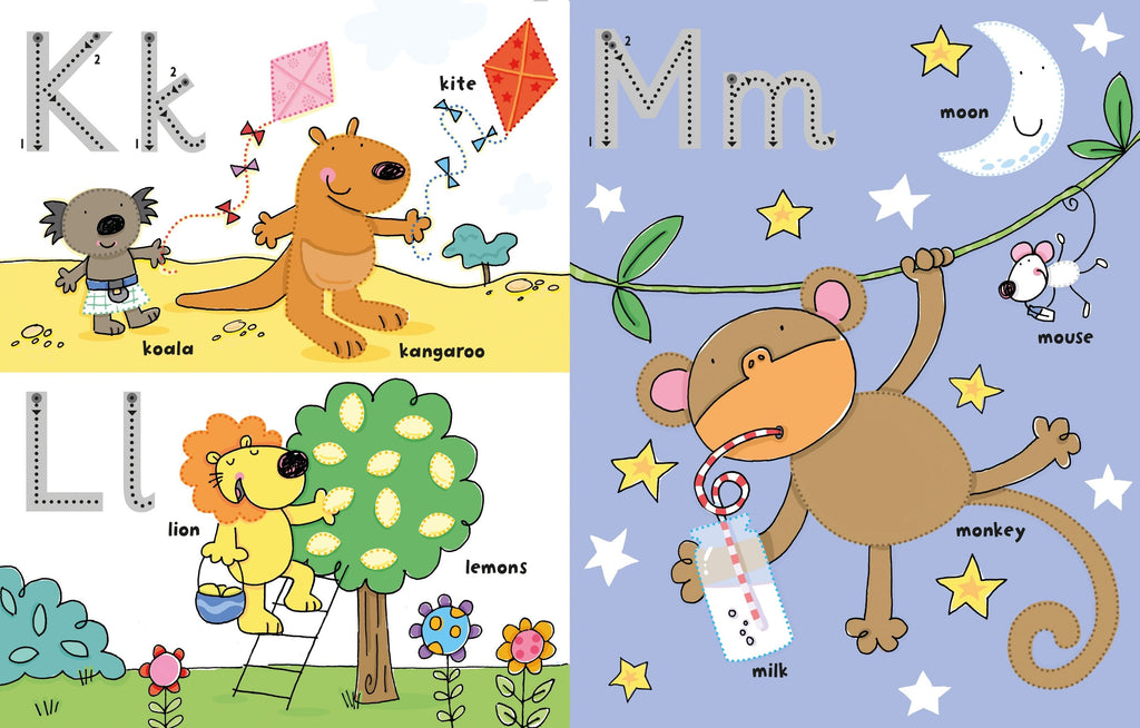 Wipe-clean Alphabet – Carte de activități pentru copii 3+ ani, Usborne