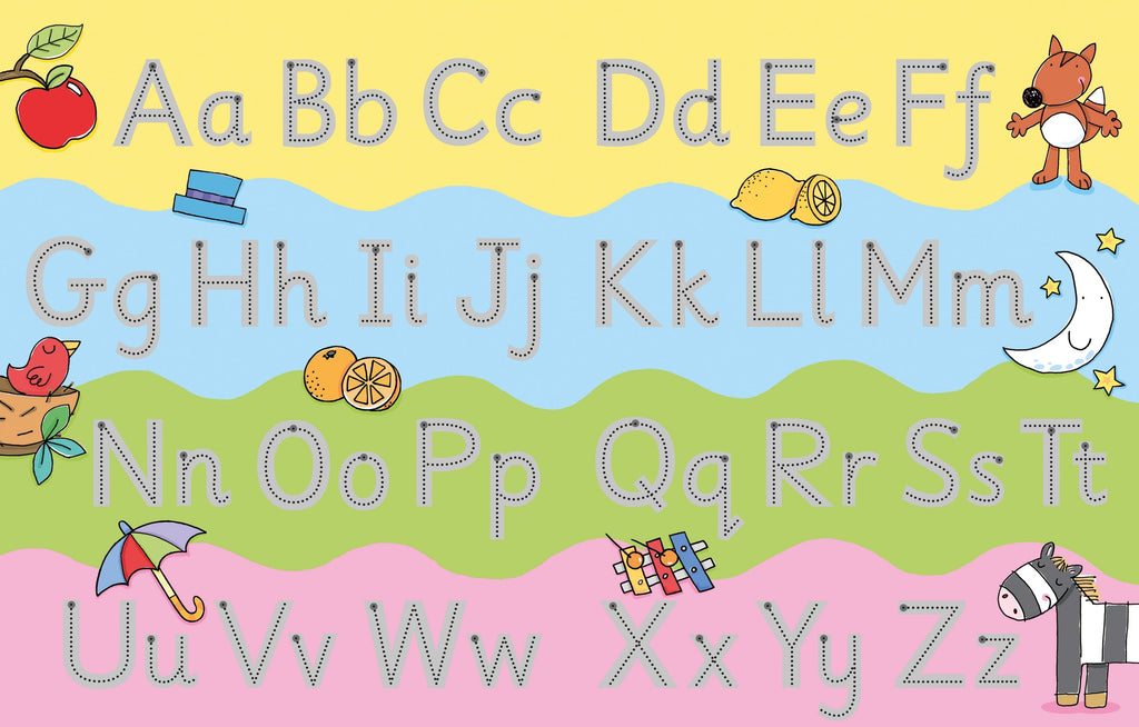 Wipe-clean Alphabet – Carte de activități pentru copii 3+ ani, Usborne